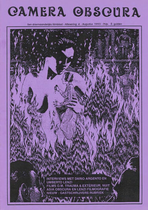 CAMERA OBSCURA (NL) magazine side cover Issue 4 August 1993