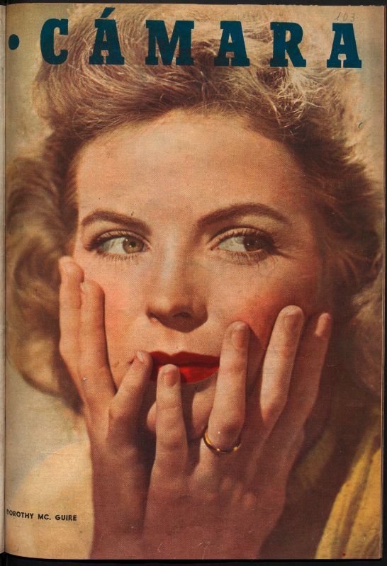 CAMARA magazine side cover Issue 103  April 1947