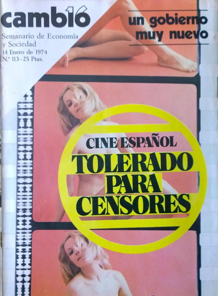 CAMBIO 16 magazine side cover Issue 113 14 January 1974