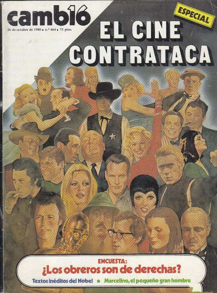 CAMBIO 16 magazine side cover Issue 464 26 October 1980