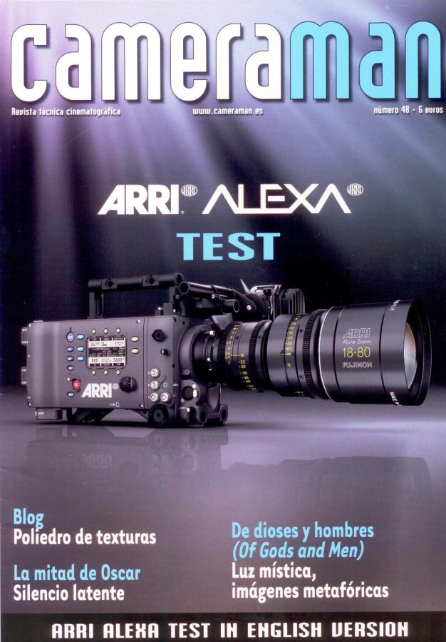 CAMERAMAN magazine side cover Issue 48  2011
