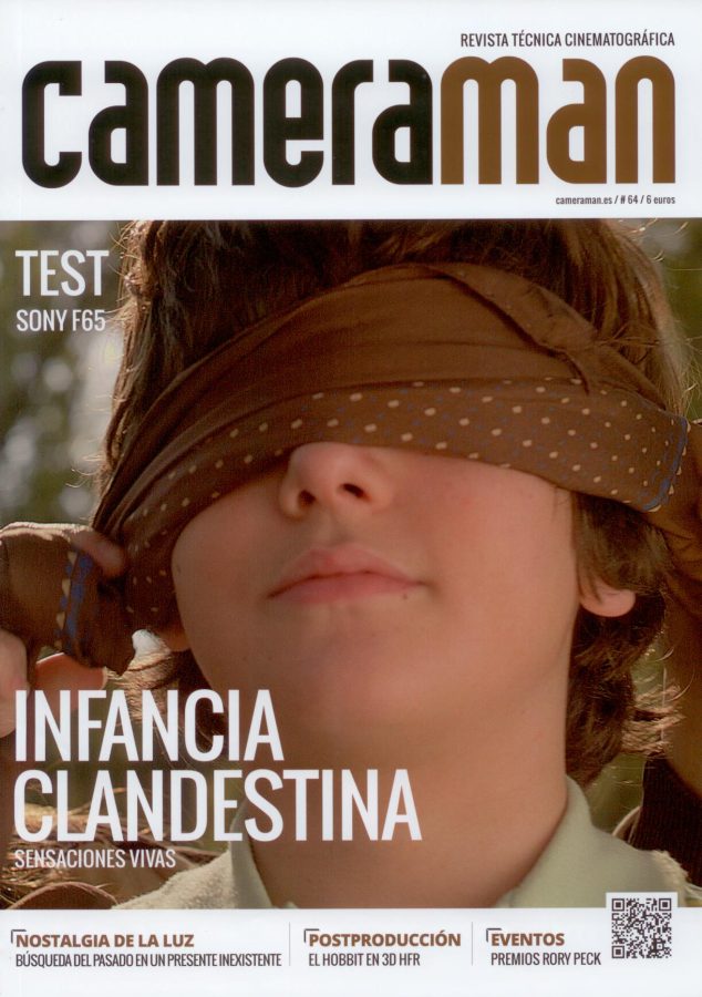 CAMERAMAN magazine side cover Issue 64  2012