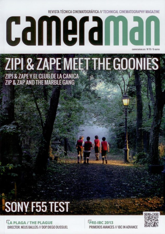 CAMERAMAN magazine side cover Issue 70  2013