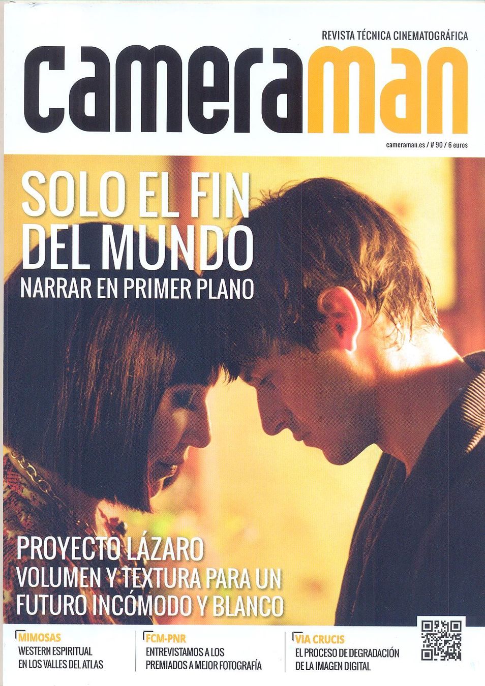CAMERAMAN magazine side cover Issue 90 January 2017
