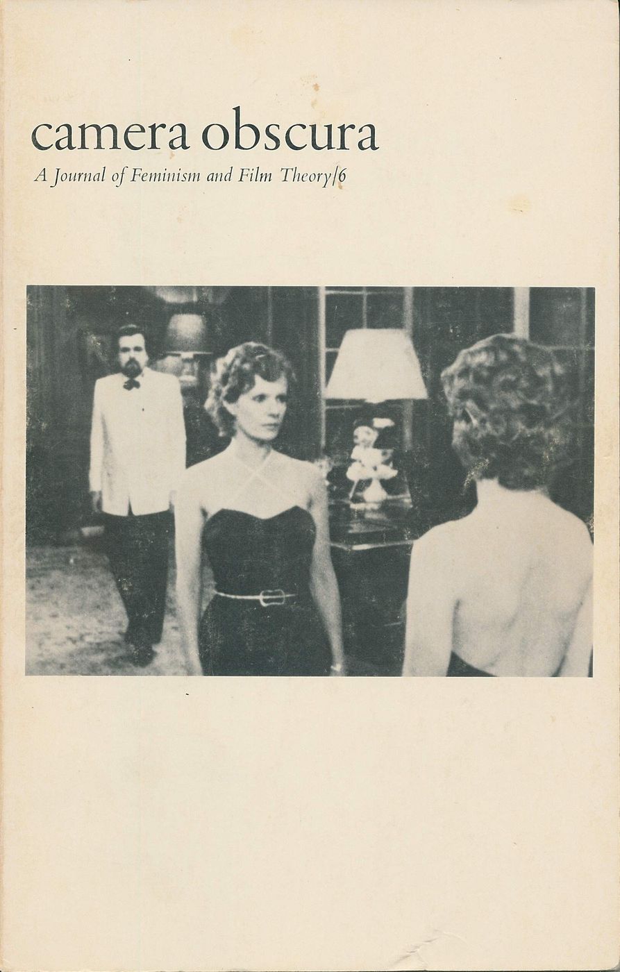 CAMERA OBSCURA magazine side cover Issue 6  1980