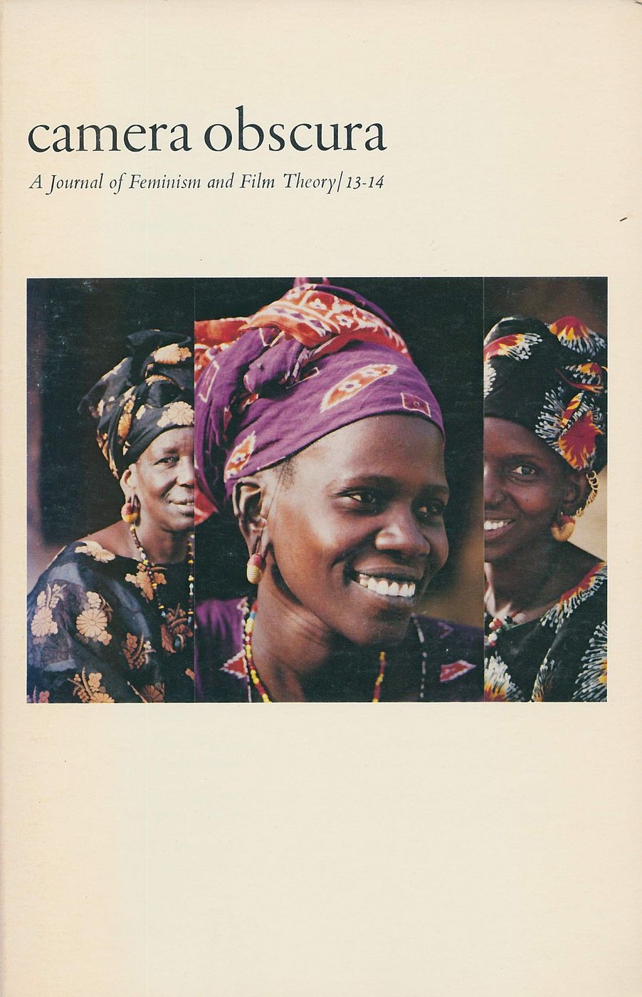 CAMERA OBSCURA magazine side cover Issue 13/14  1985