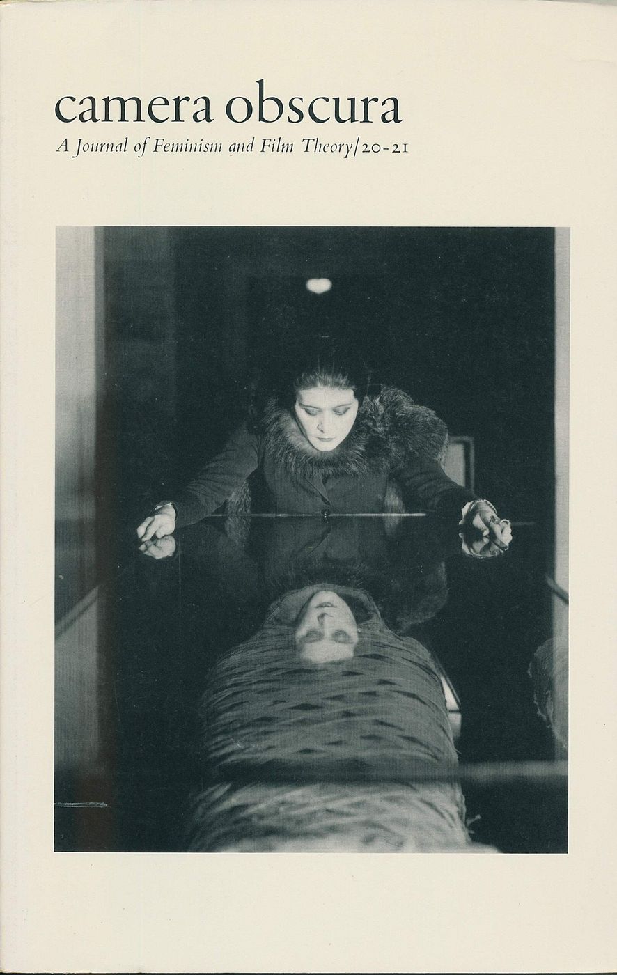 CAMERA OBSCURA magazine side cover Issue 20/21  1989