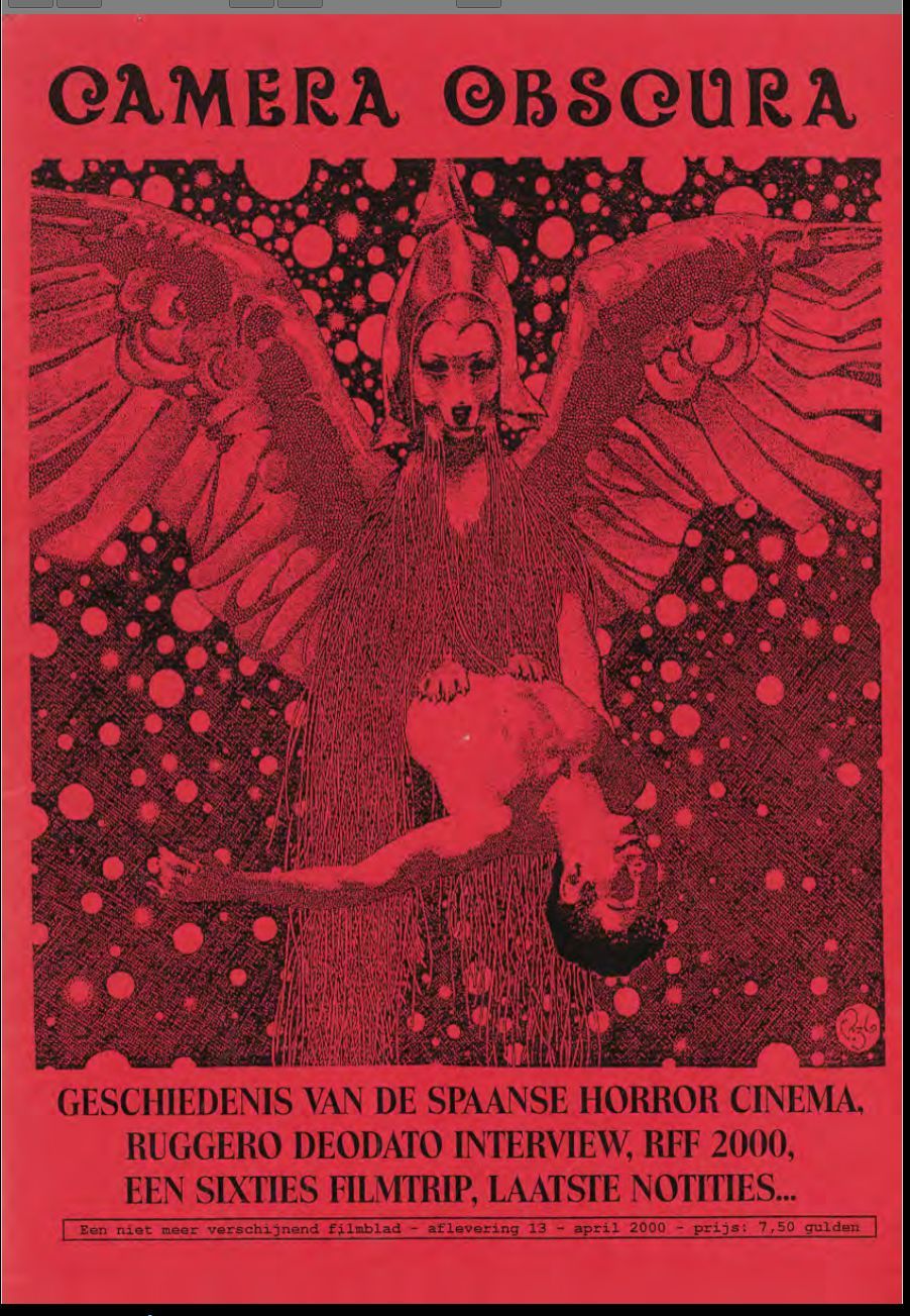 CAMERA OBSCURA (NL) magazine side cover Issue 13  April 2000