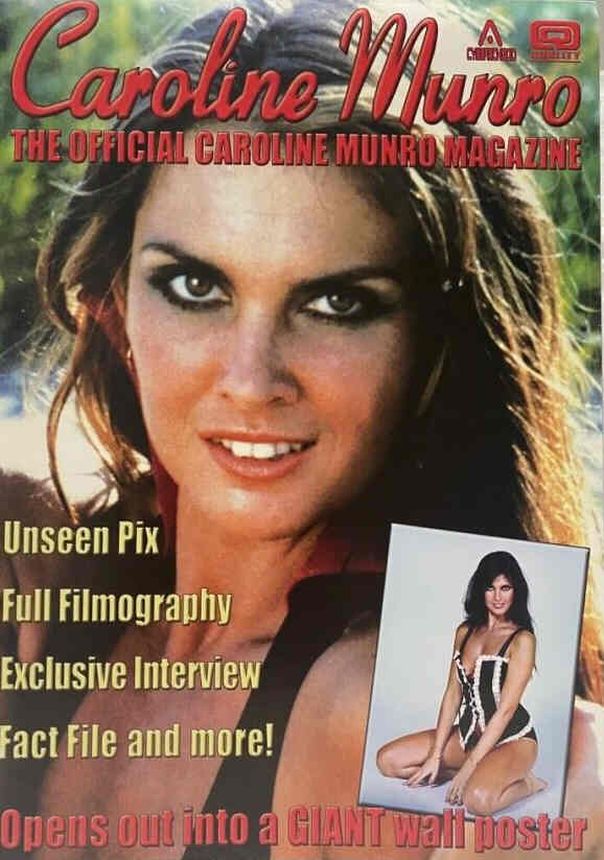 CAROLINE MUNRO OFFICIAL MAGAZINE magazine side cover   2014