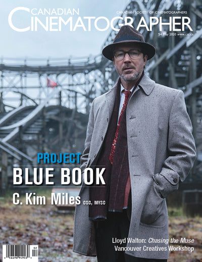 CANADIAN CINEMATOGRAPHER magazine side cover  May 2020