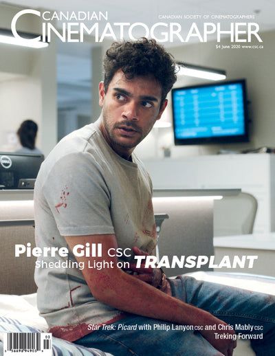 CANADIAN CINEMATOGRAPHER magazine side cover  June 2020
