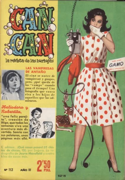 CAN CAN magazine side cover Issue 113  April 1960