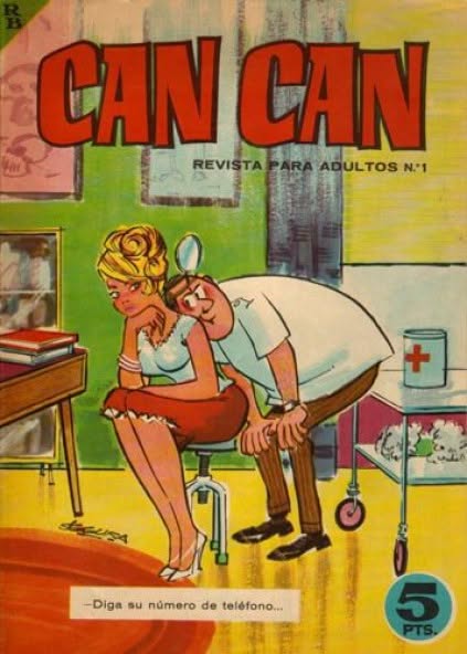 CAN CAN magazine side cover Issue 1 21 October 1963