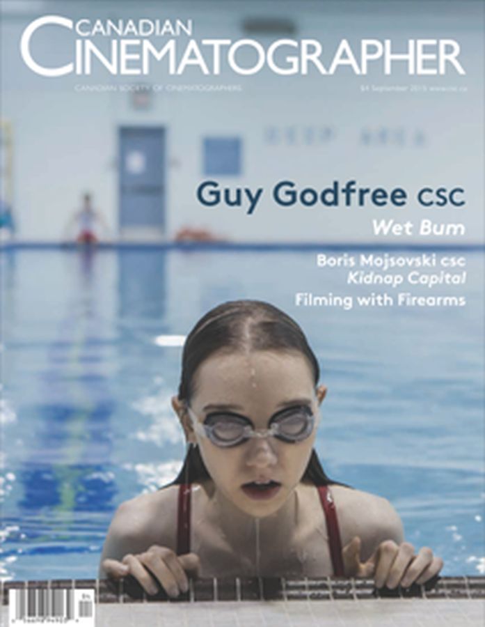 CANADIAN CINEMATOGRAPHER magazine side cover September 2015