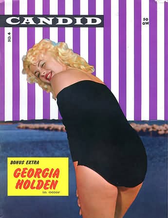 CANDID magazine side cover  June 1959