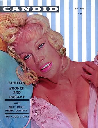 CANDID magazine side cover  September 1960