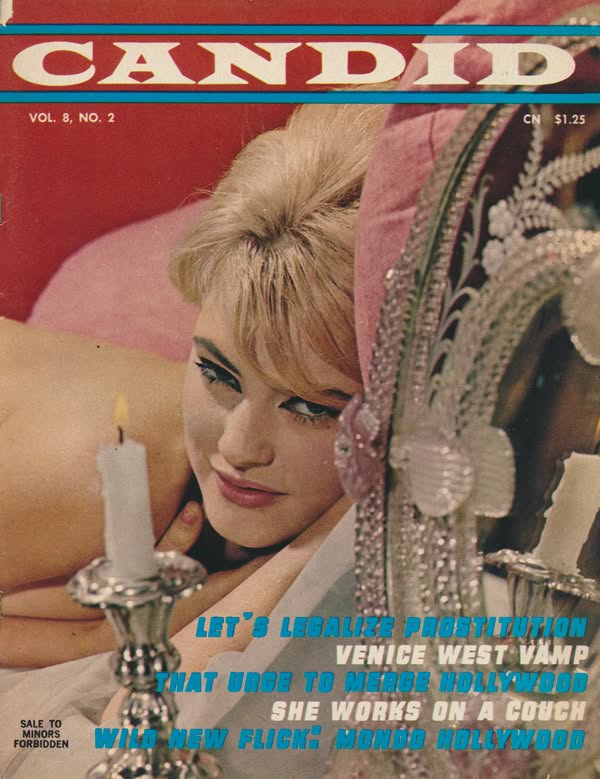 CANDID magazine side cover  September 1965