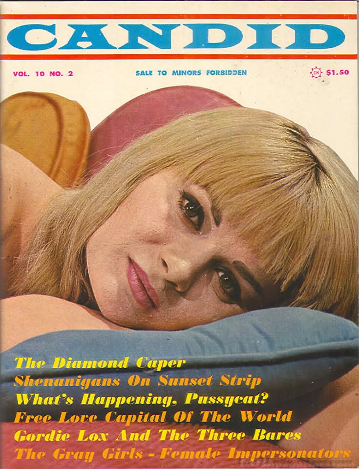 CANDID magazine side cover  June 1967