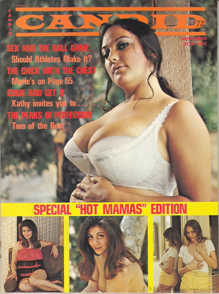 CANDID magazine side cover  November 1972