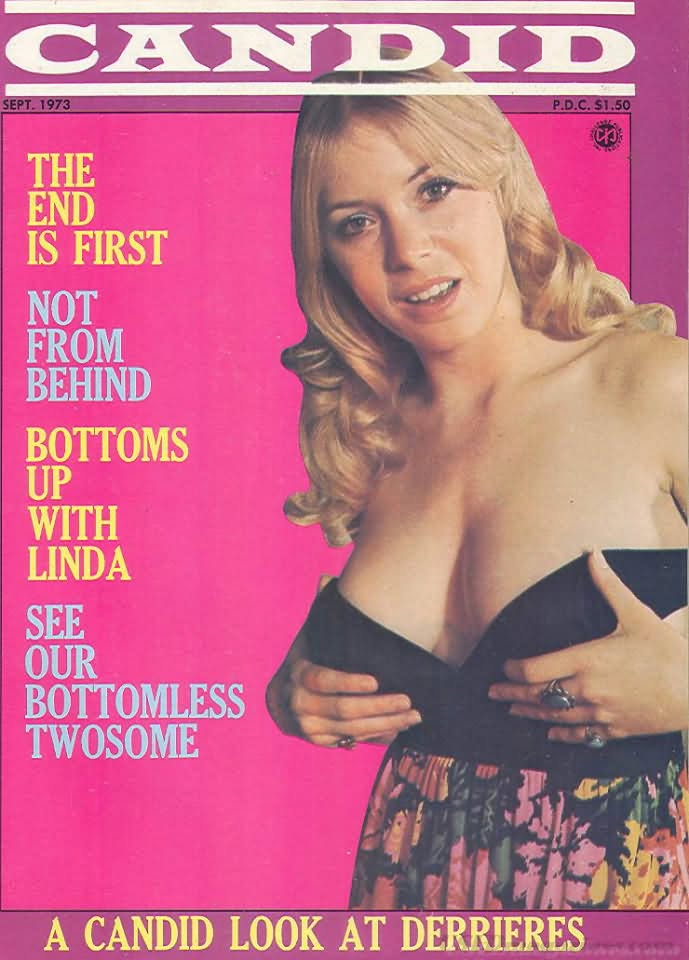 CANDID magazine side cover  September 1973