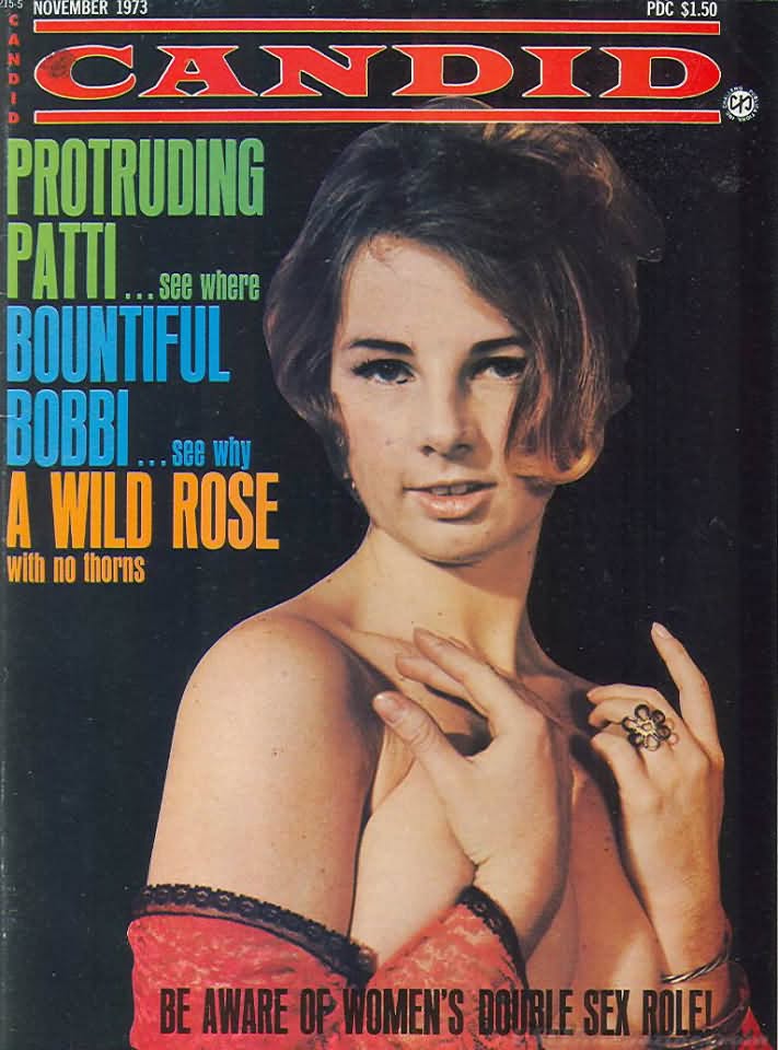 CANDID magazine side cover  November 1973
