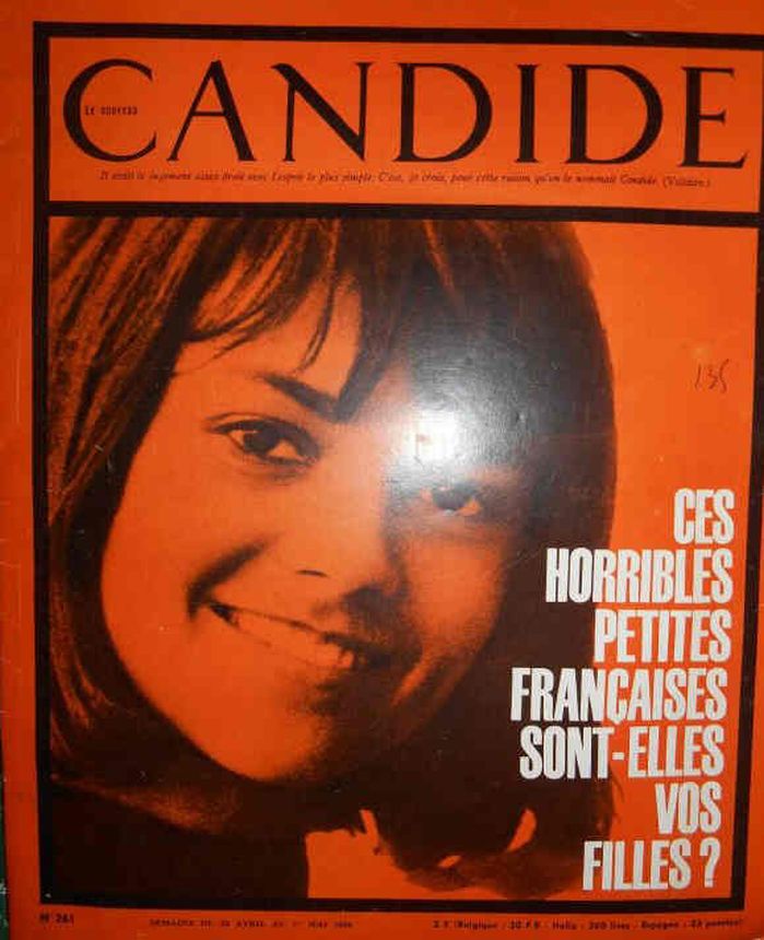CANDIDE magazine side cover Issue 261 25 April 1966