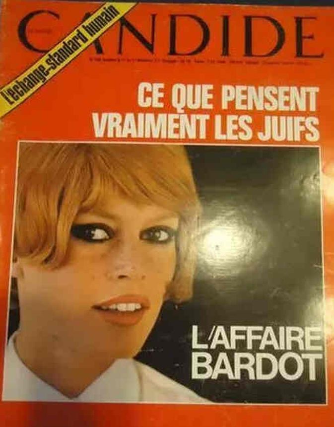 CANDIDE magazine side cover Issue 346   1967