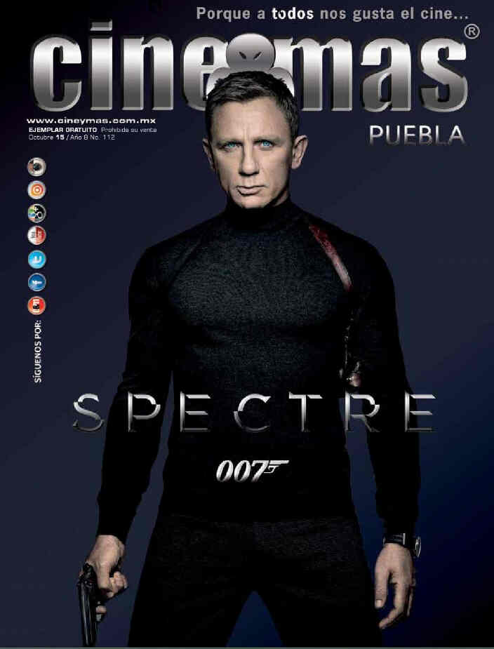 CINE Y MAS (MEXICO) magazine side cover Issue 112 October 2015