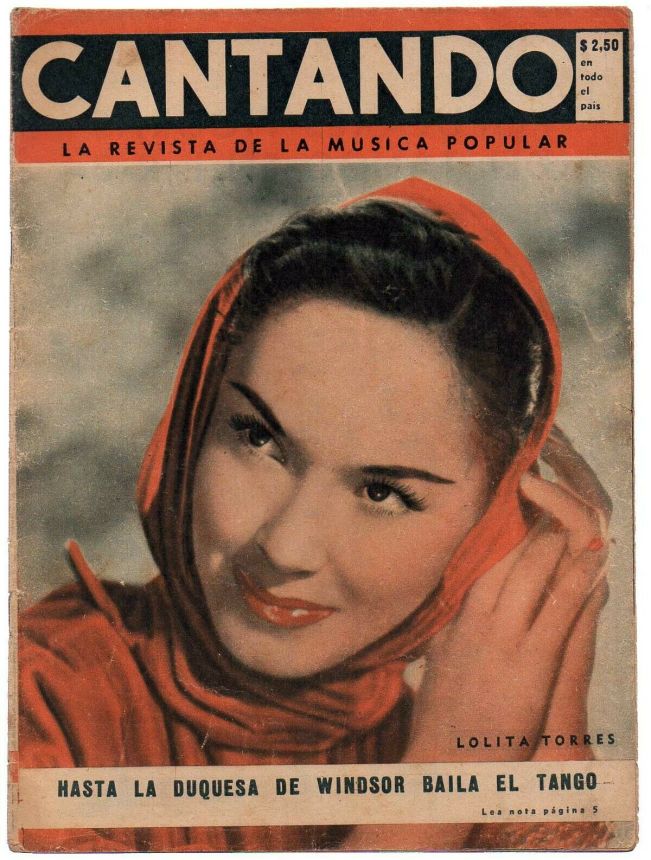 CANTANDO magazine side cover Issue 23   1957