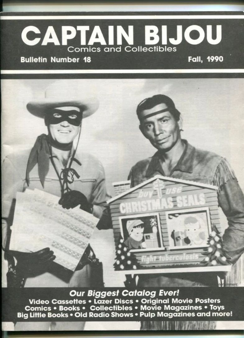 CAPTAIN BIJOU magazine side cover Issue 18 Fall 1990