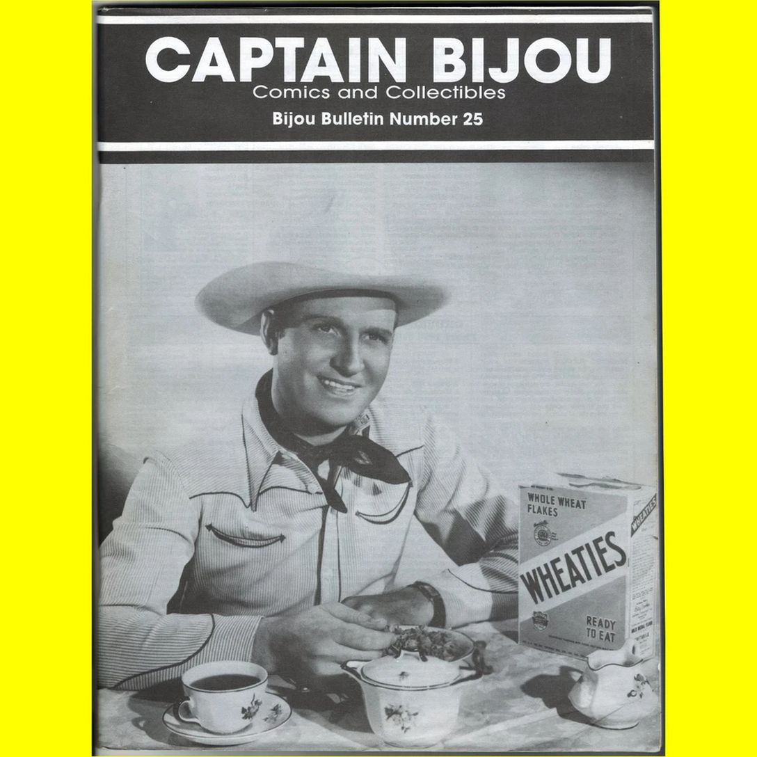 CAPTAIN BIJOU magazine side cover Issue 25   1994