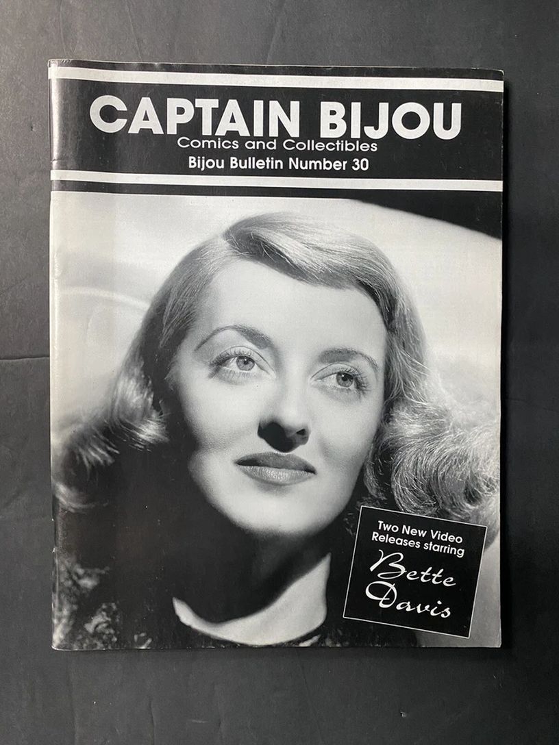 CAPTAIN BIJOU magazine side cover Issue 30   1996