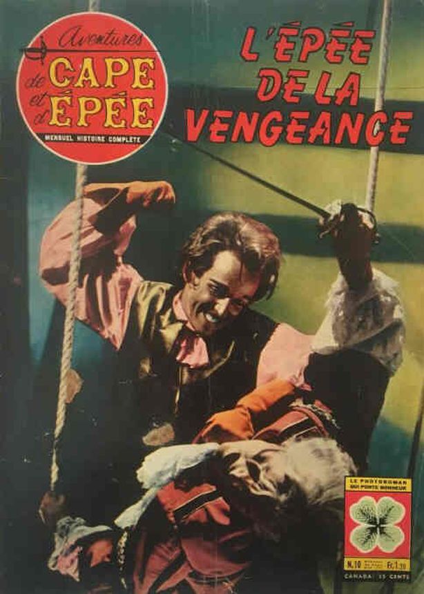 AVENTURES DE CAPE ET DEPEE magazine side cover Issue 10 October 1963