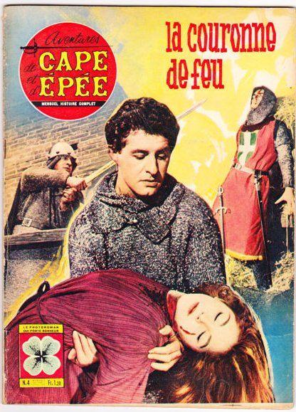 AVENTURES DE CAPE ET DEPEE magazine side cover Issue 4 April 1963