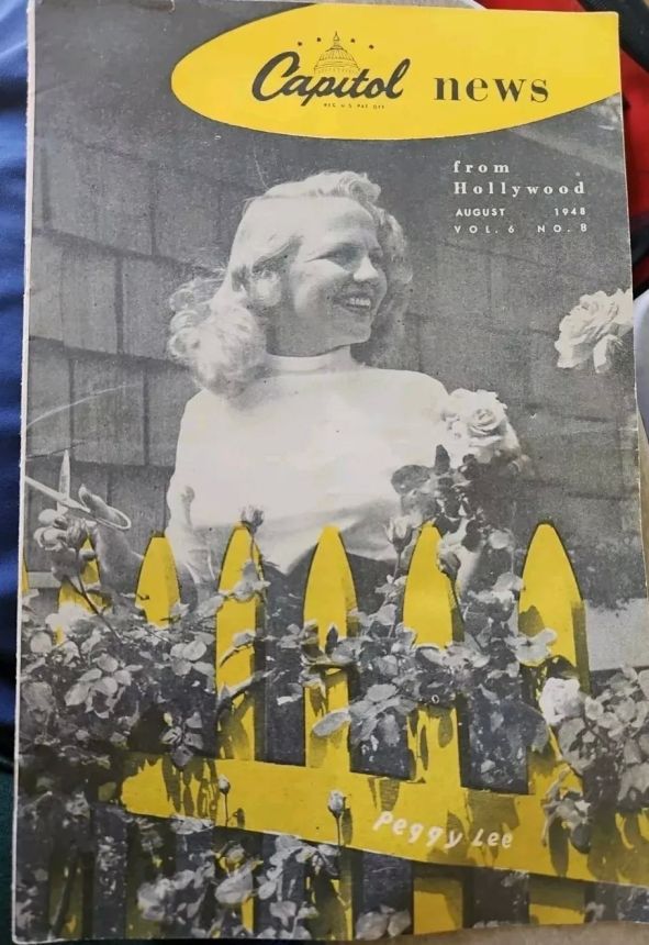 CAPITOL NEWS magazine side cover  August 1948