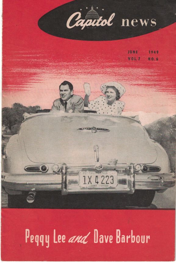 CAPITOL NEWS magazine side cover  June 1949