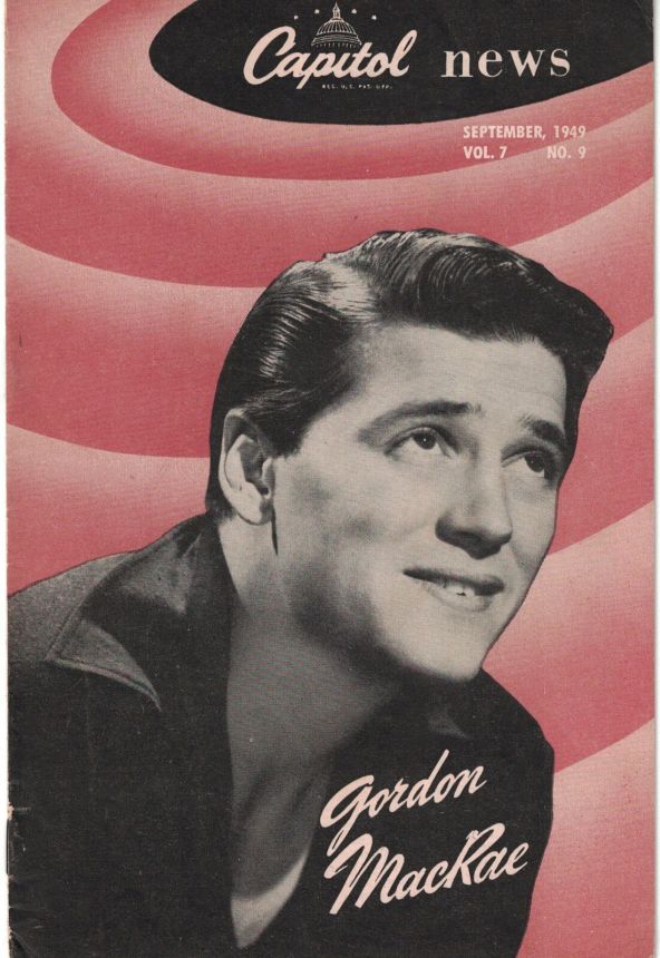 CAPITOL NEWS magazine side cover  September 1949