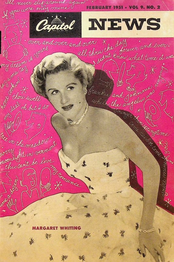 CAPITOL NEWS magazine side cover  February 1951