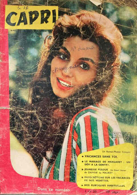 CAPRI magazine side cover Issue 20 24 August 1960