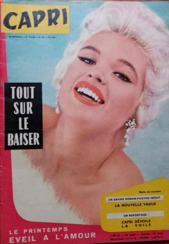 CAPRI magazine side cover Issue 36 5 April 1961