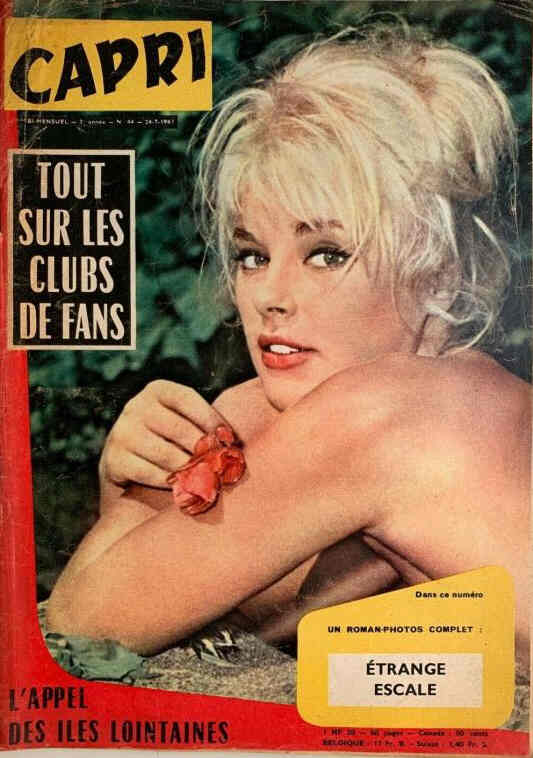 CAPRI magazine side cover Issue 44 26 July 1961