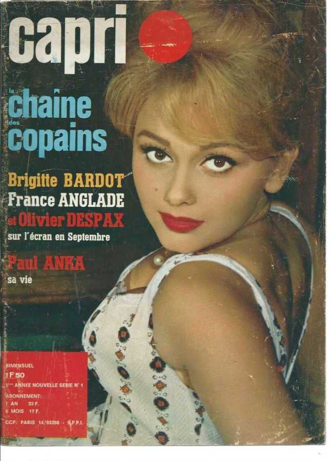 CAPRI magazine side cover  September 1963