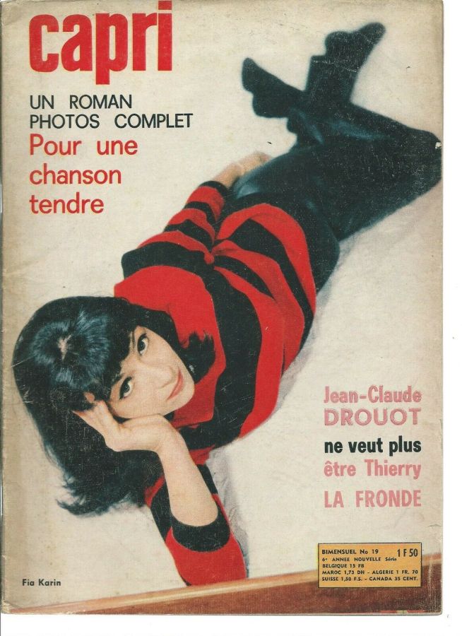 CAPRI magazine side cover Issue 19  June 1964