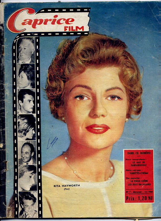 CAPRICE FILM magazine side cover Issue 7  1960