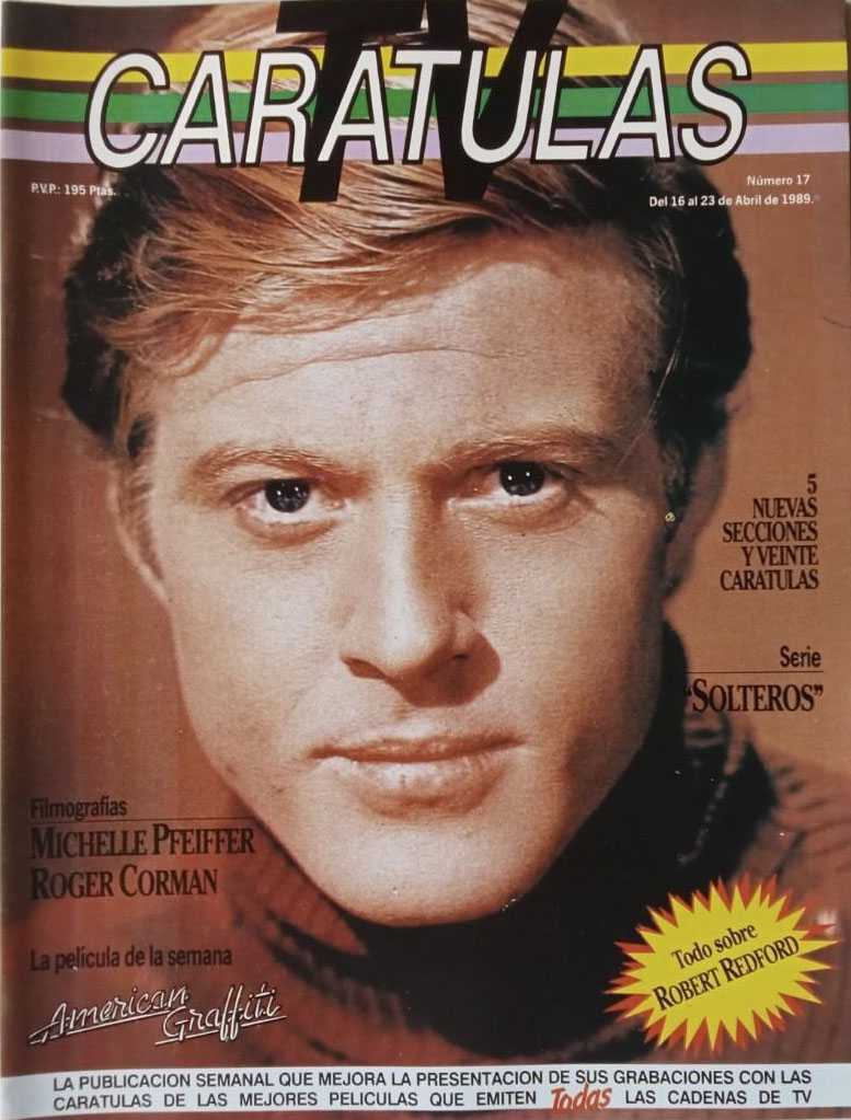 CARATULAS TV magazine side cover Issue 17 16 April 1989