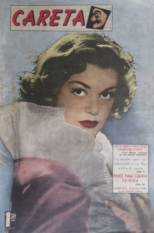 CARETA magazine side cover Issue 30 28 October 1954