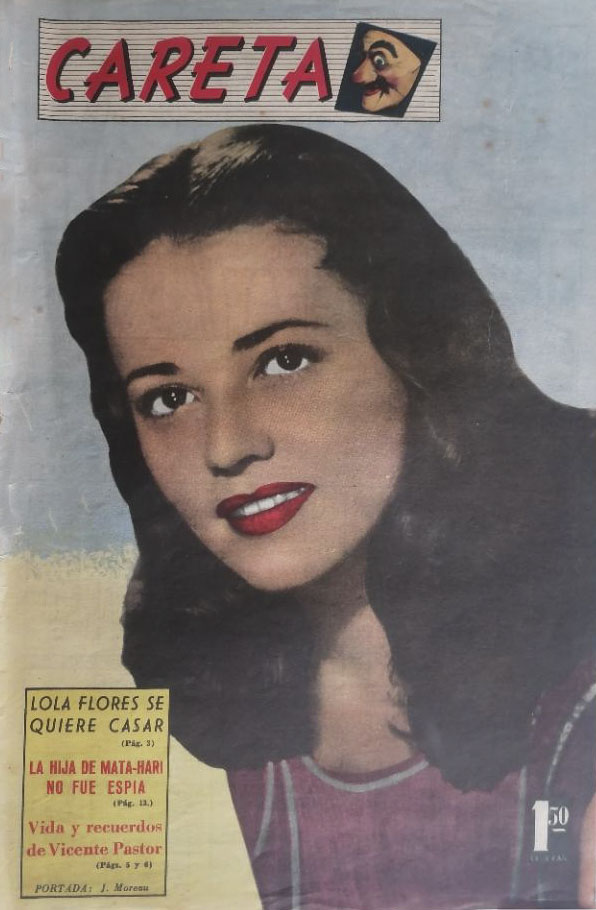 CARETA magazine side cover Issue 31 4 November 1954