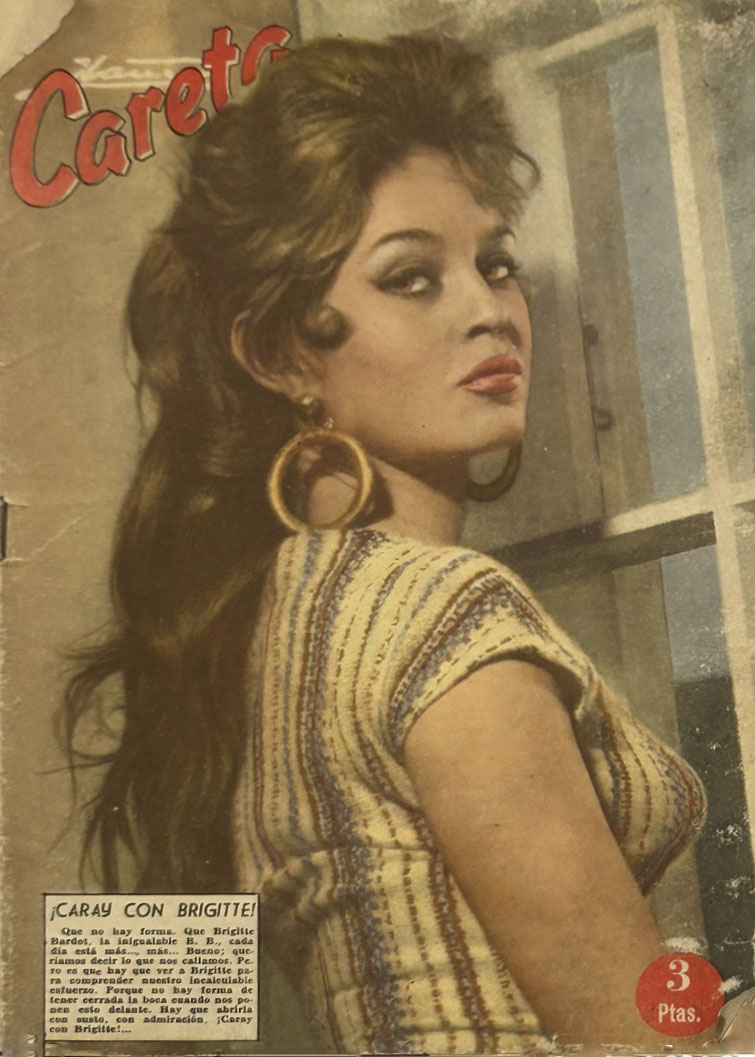 CARETA magazine side cover Issue 199 23 January 1958