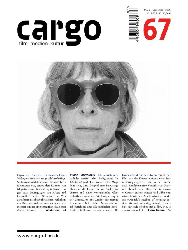 CARGO magazine cover Issue 67  September 2025