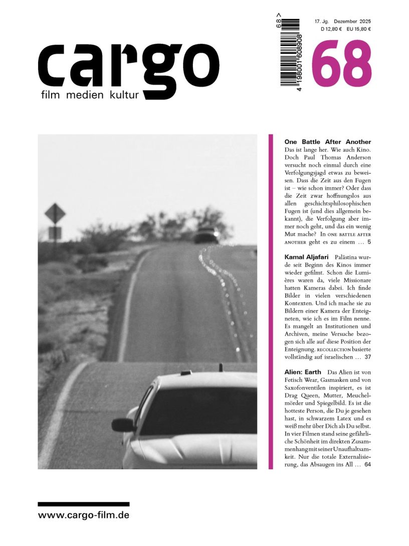 CARGO magazine cover Issue 68  December 2025